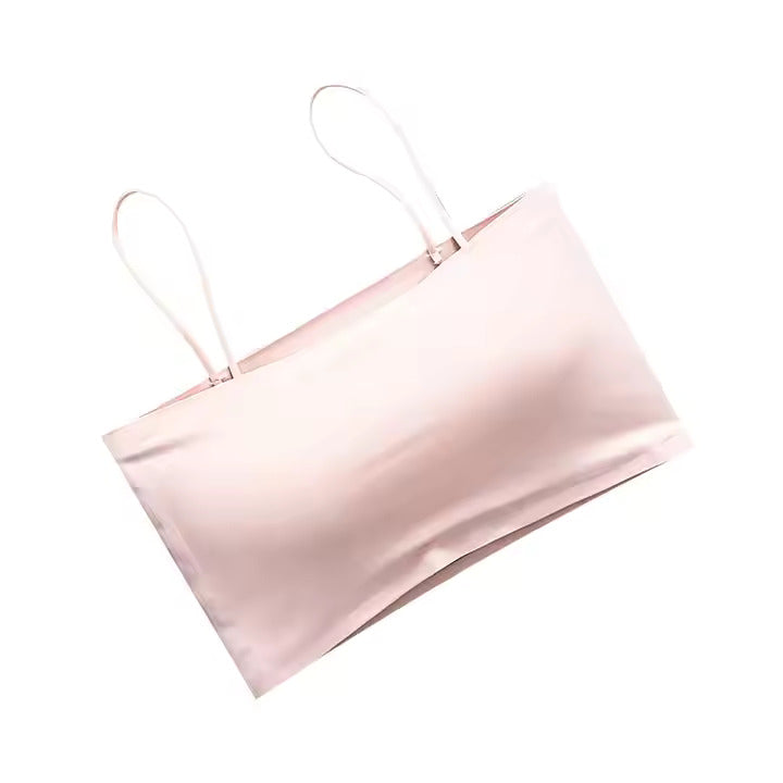 Versatile Seamless Silk Tube Top Bra - The Luissa