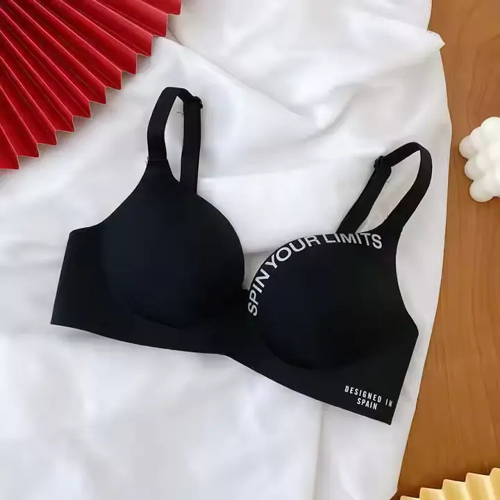 Pack of 2 - Lace Push-Up Bra / Solid Color Push-Up Bra Available in Every Color - The Luissa