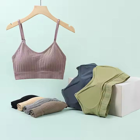 Wireless Sports Bralette, Seamless Tube Top - The Luissa