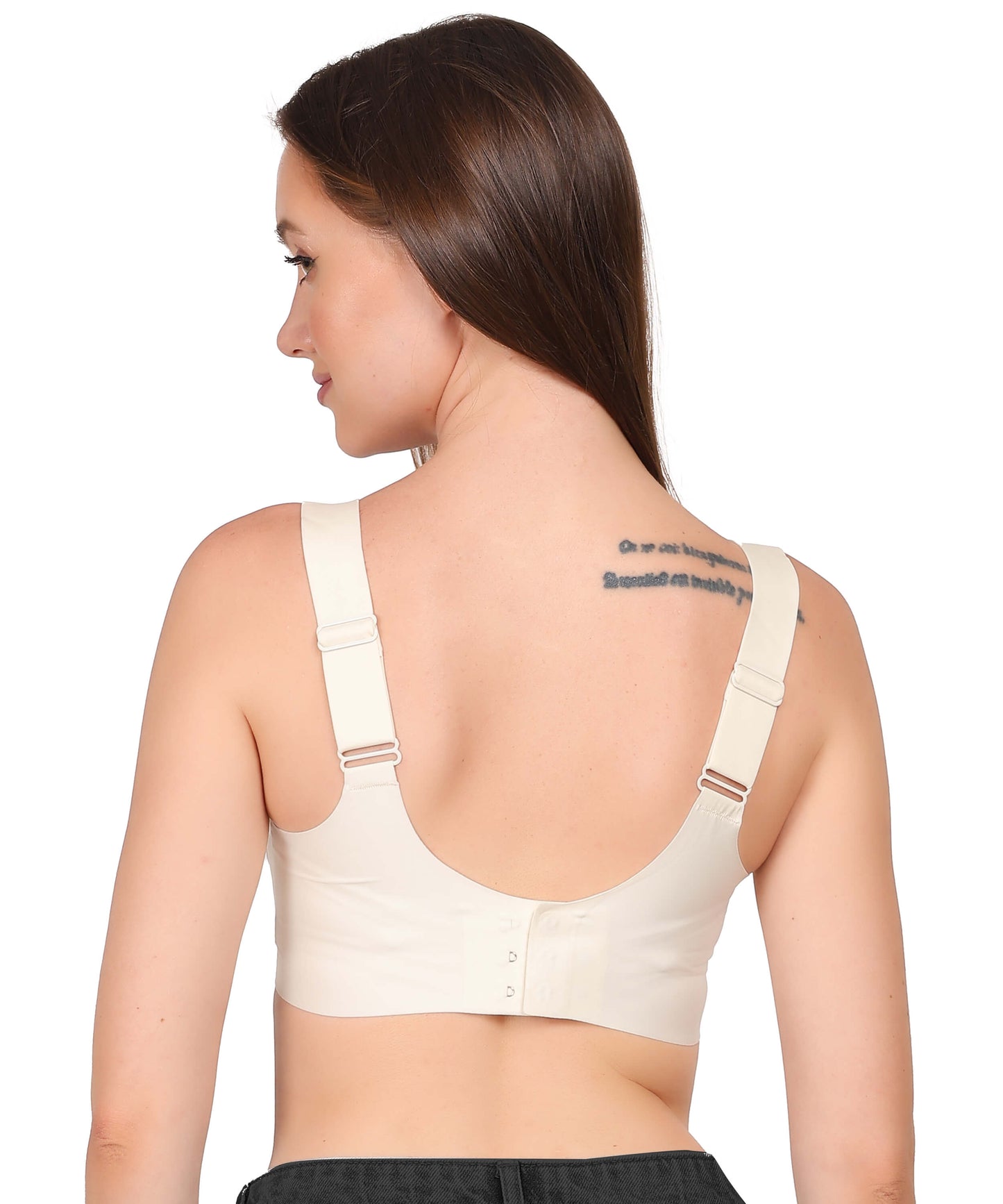 Luissa Women’s Seamless Sports Bra – Wire-Free Latex Bra for Workout & Daily Use