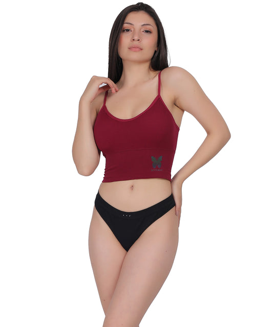 Buy 1 Get 1 - Seamless Full-Cup Push-Up Bra – Black with Removable Pads