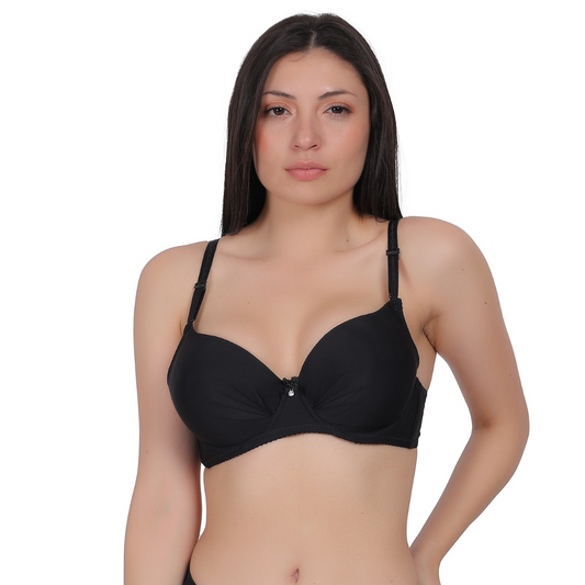 Pack of 2 - Push-Up Bra with Padded Double Foam / Solid Color Push-Up Bra  in Every Color - The Luissa