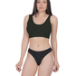 Plus-Size Seamless Sports Bra – Fixed Cup - The Luissa