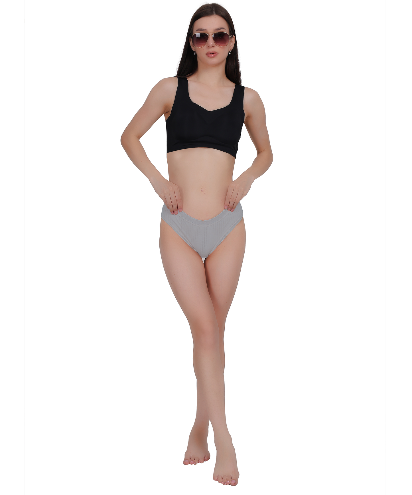 Solid Color Organic Cotton Breathable Panties for Women – Pack of 2 - The Luissa