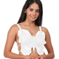 Embroidered Butterfly Wrap Bra Elegant Lace Lingerie - The Luissa
