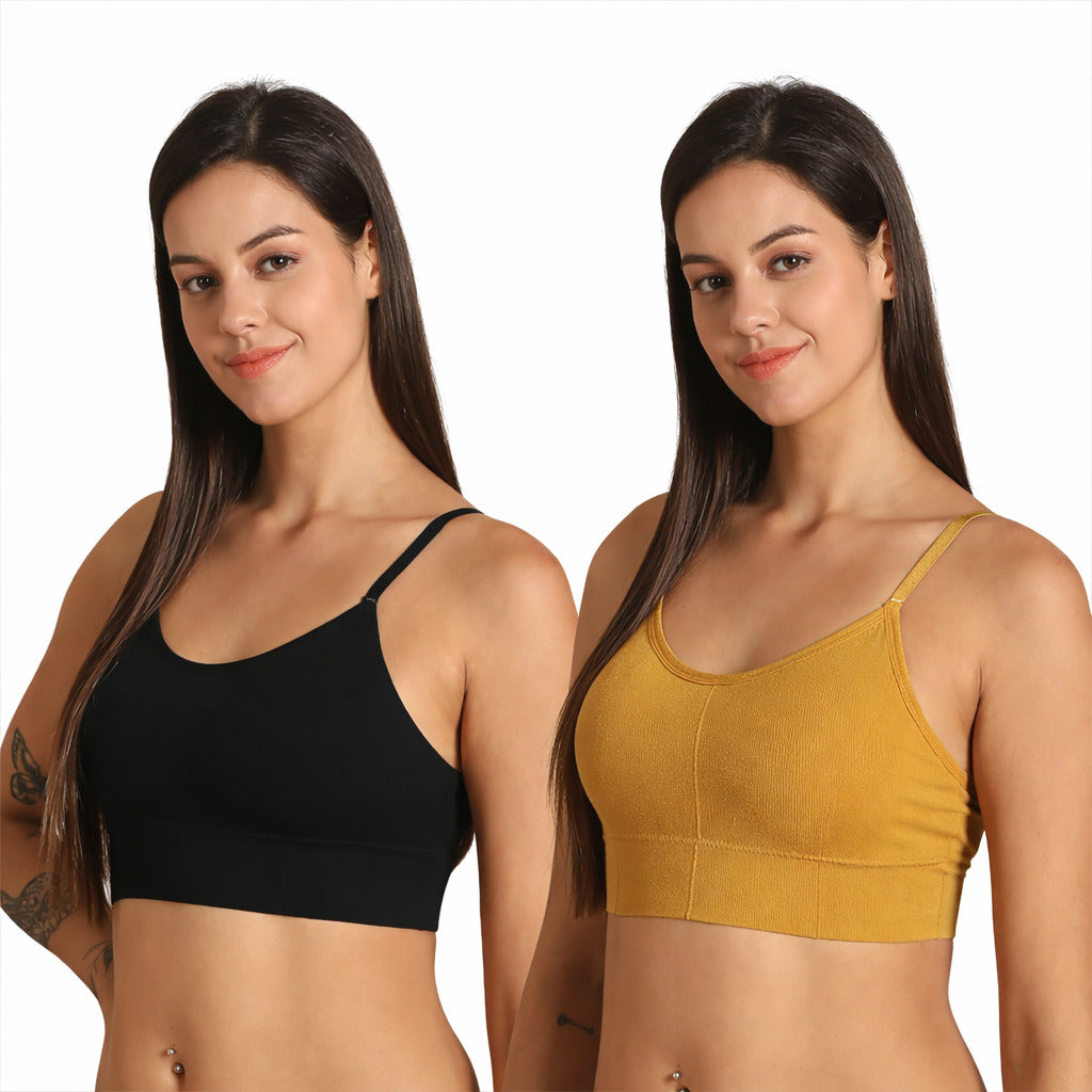 Pack of 2 - Women Brown Camisole - The Luissa