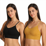 Pack of 2 - Women Brown Camisole - The Luissa
