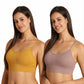 Pack of 2 - Women Brown Camisole - The Luissa