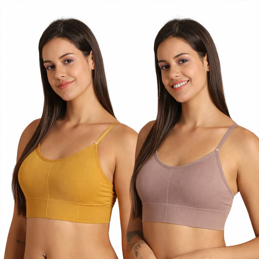 Pack of 2 - Women Brown Camisole