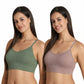 Pack of 2 - Women Brown Camisole - The Luissa