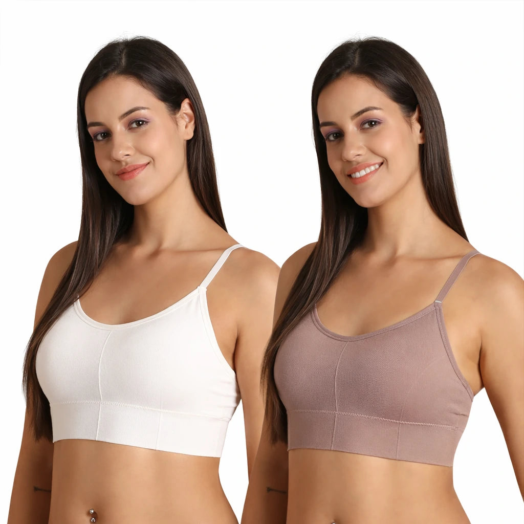 Pack of 2 - Women Brown Camisole - The Luissa