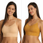 Pack of 2 - Women Brown Camisole - The Luissa
