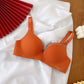 Comfortable Everyday Fashion Breathable Glossy Wireless One-piece Seamless With 'padded Bras - The Luissa