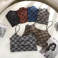 Fashionable Plaid Wireless Halter Bra - The Luissa