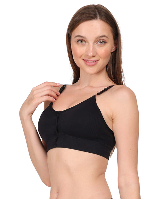Push up halter bra – open back underwear