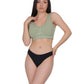 Plus-Size Seamless Sports Bra – Fixed Cup - The Luissa