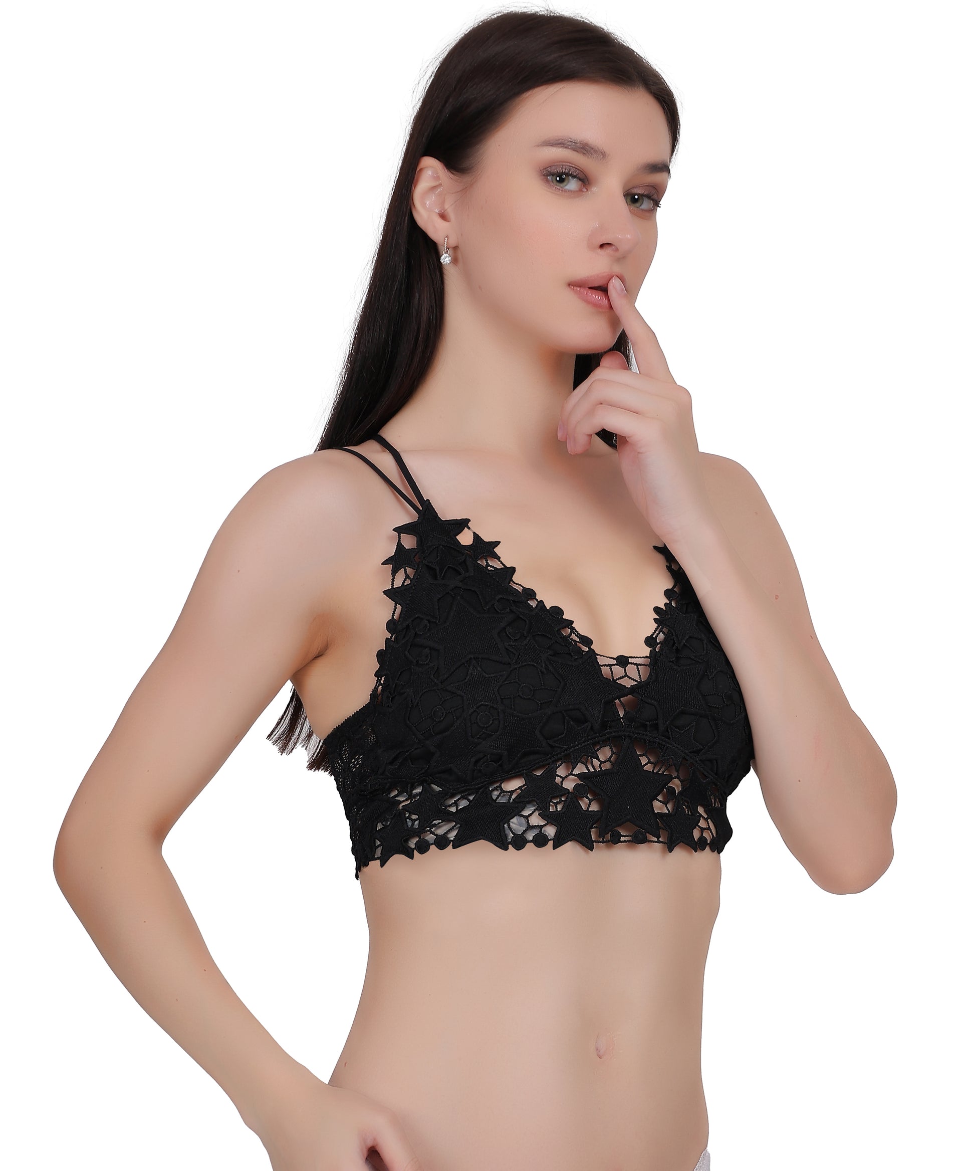 Seamless Lace Push-Up Bra - The Luissa