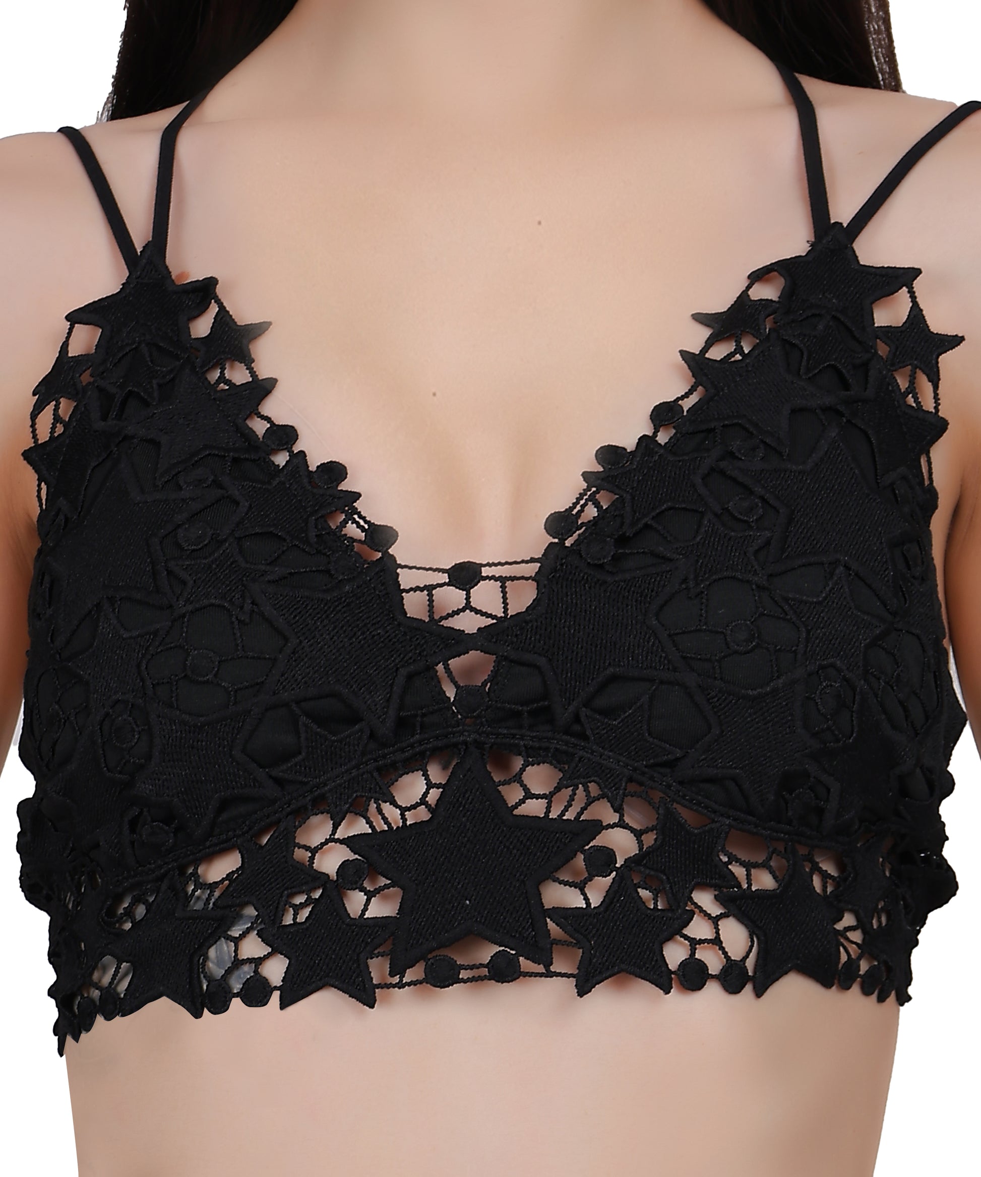 Seamless Lace Push-Up Bra - The Luissa
