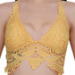 Water-Soluble Lace Backless Bralette Tube Top for Women