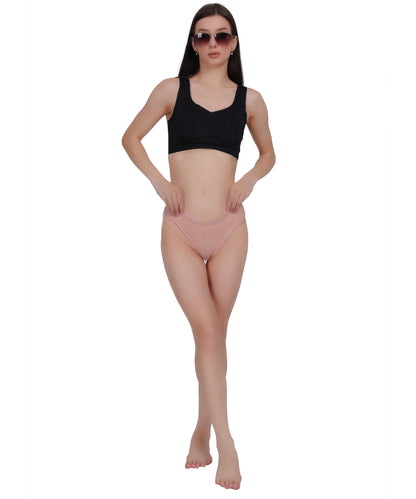 Solid Color Organic Cotton Breathable Panties for Women – Pack of 2 - The Luissa