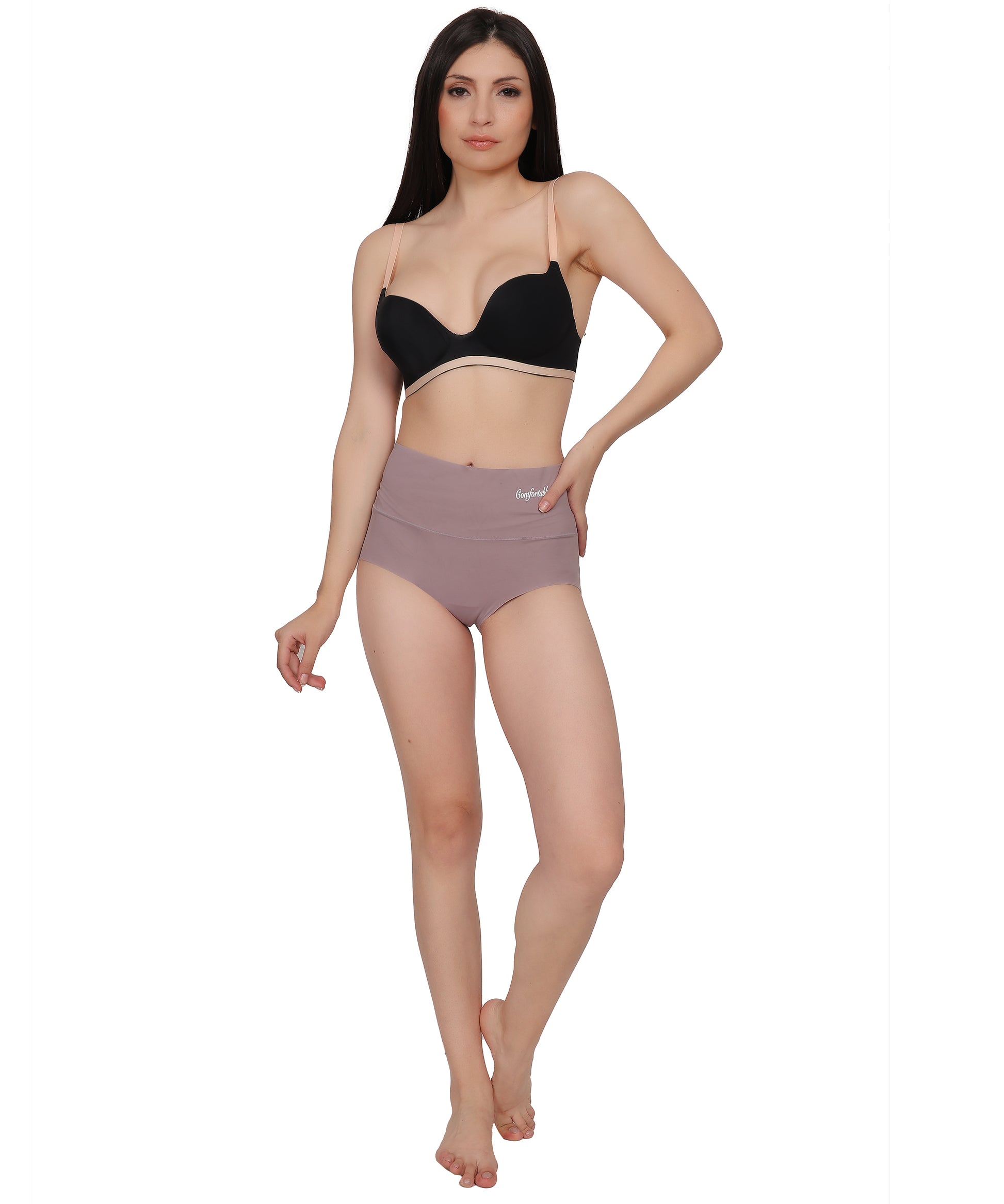 Comfortable Breathable Lady Pure Cotton Underwear Hip Lifting High-Rise Women's Triangle Panties - The Luissa