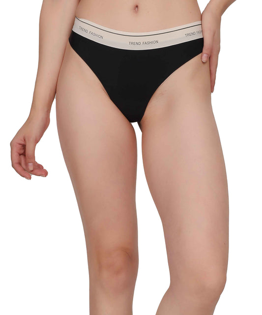 Thongs Comfy Underwear G-Strings Panties Underpants for Women Thong (pack of 2)