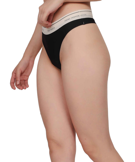 Thongs Comfy Underwear G-Strings Panties Underpants for Women Thong (pack of 2)