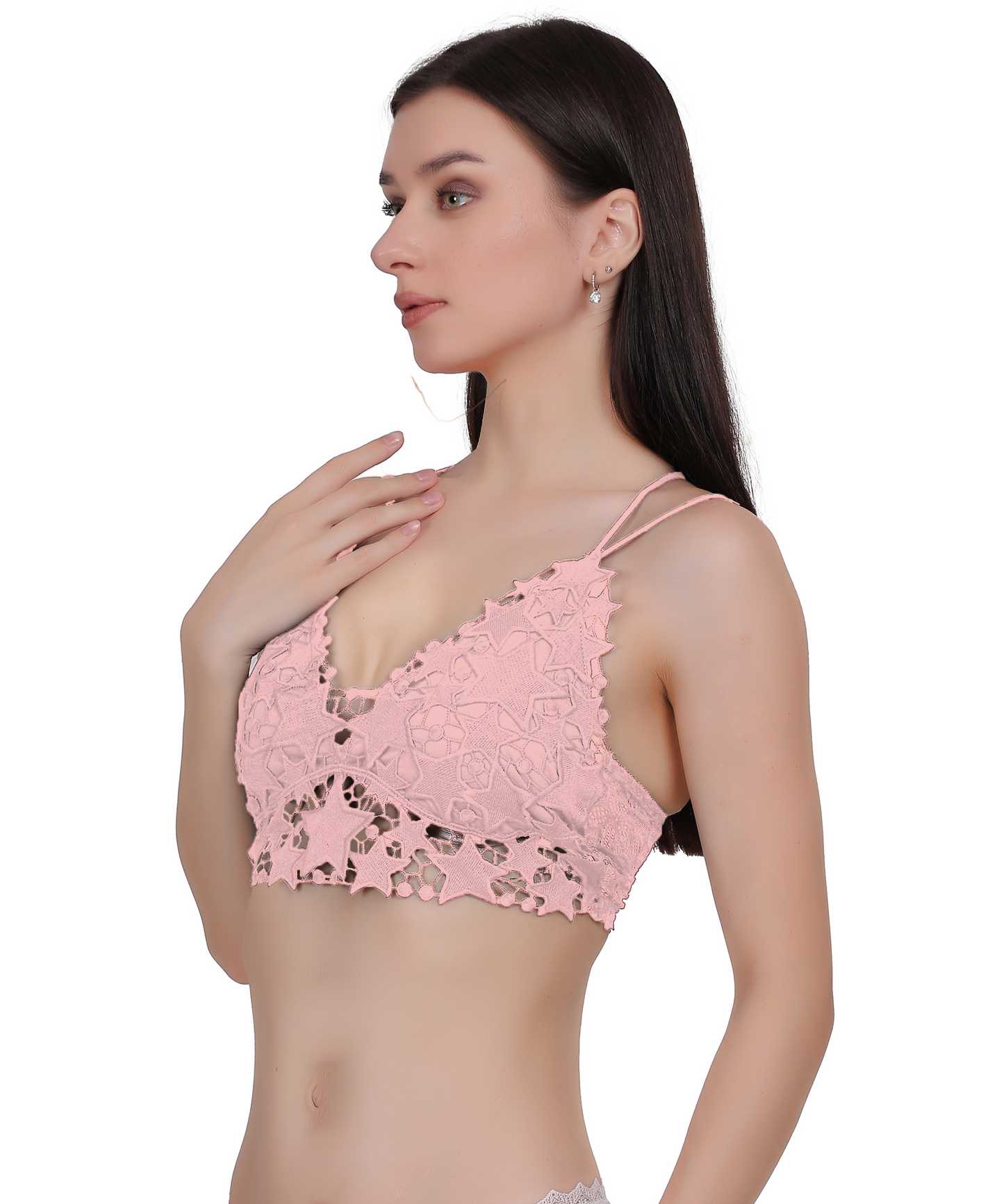 Water-Soluble Lace Backless Bralette Tube Top for Women - The Luissa