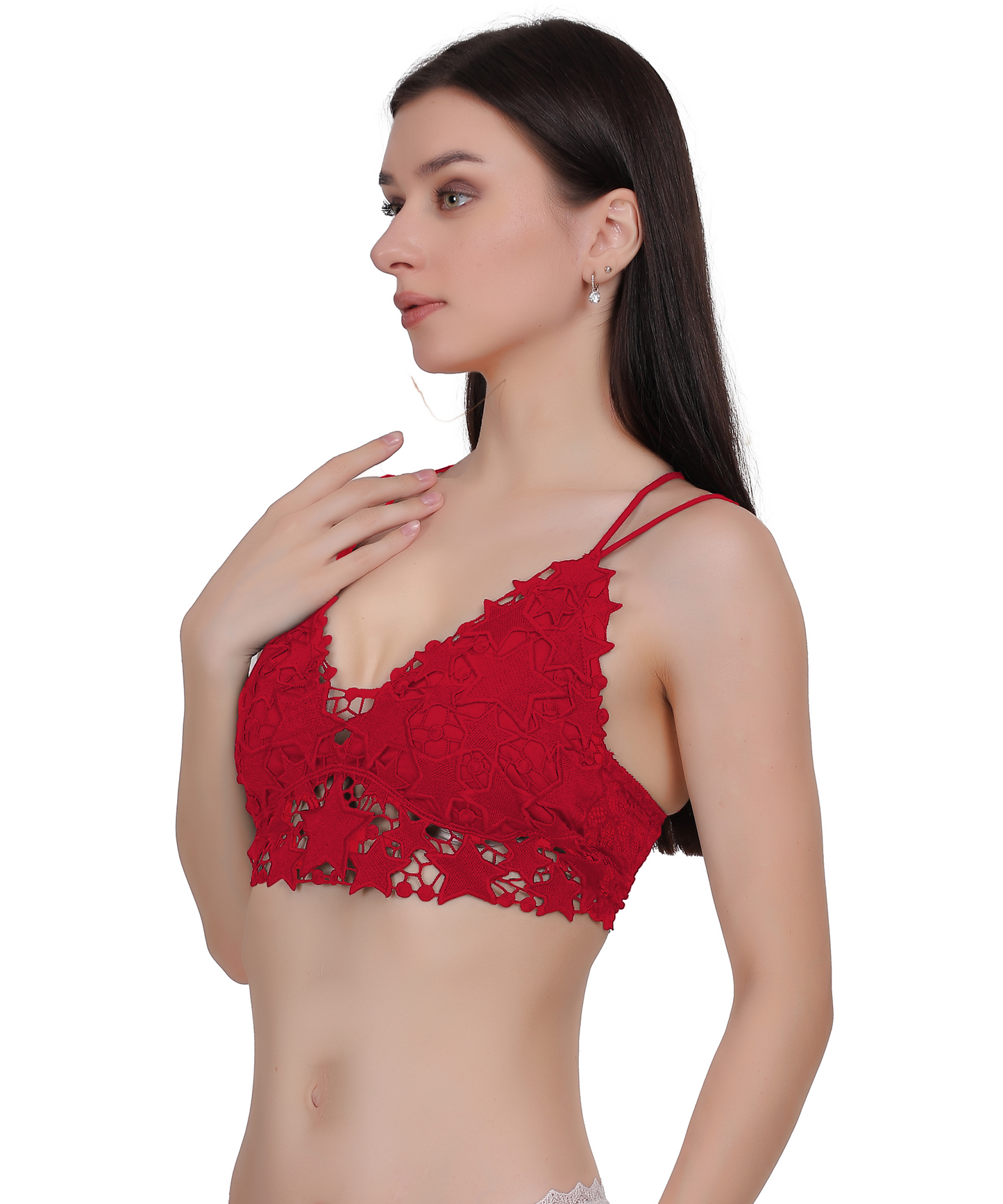 Water-Soluble Lace Backless Bralette Tube Top for Women - The Luissa