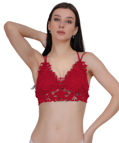 Seamless Lace Push-Up Bra - The Luissa