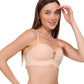 Seamless Strapless Push-Up Bra – Breathable Wire-Free Comfort - The Luissa