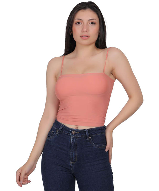 Stylish & Comfy Padded Camisole – Built-in Bra Tank Top for Women