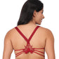 Embroidered Butterfly Wrap Bra Elegant Lace Lingerie