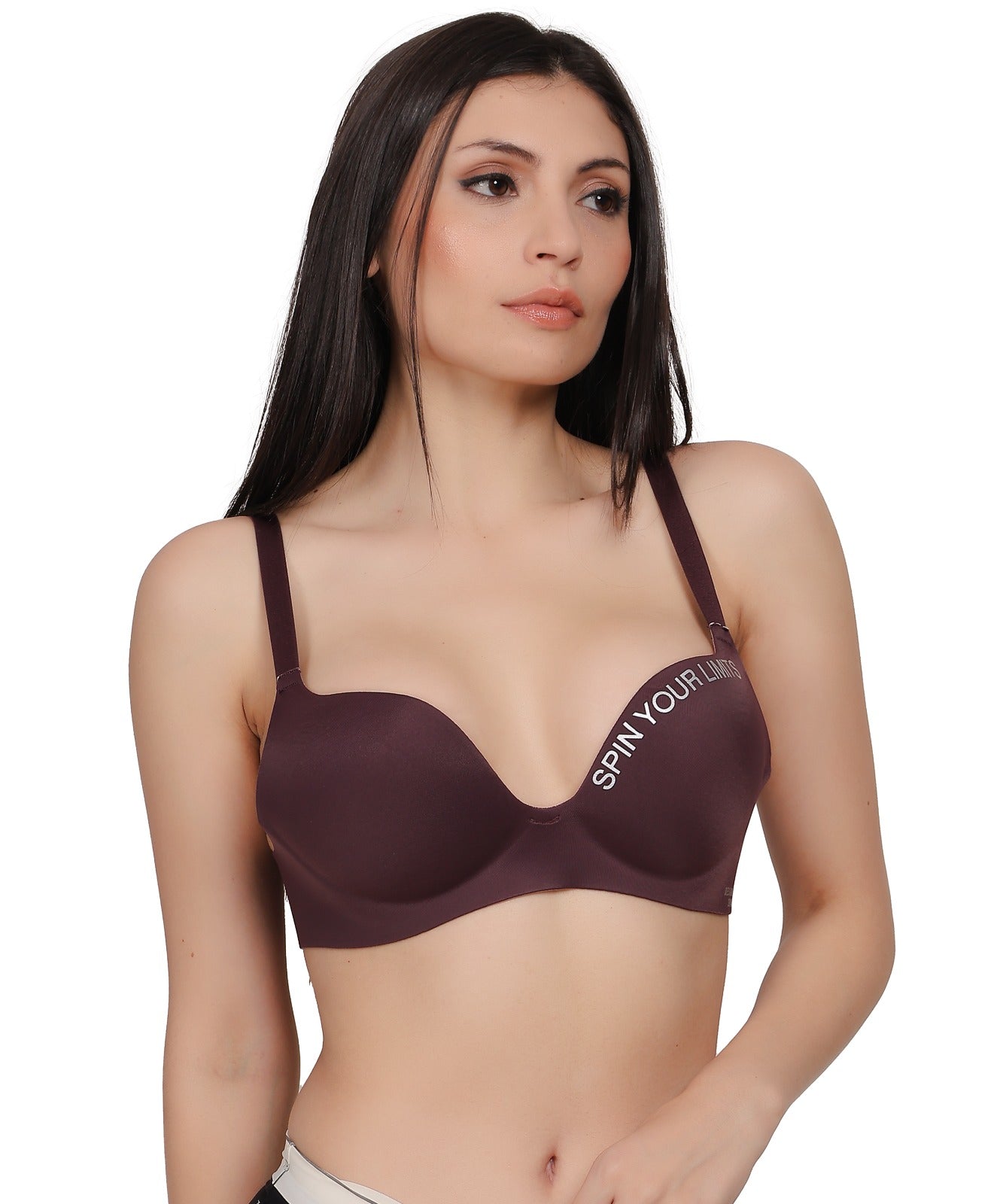 Comfortable Everyday Fashion Breathable Glossy Wireless One-piece Seamless With 'padded Bras - The Luissa