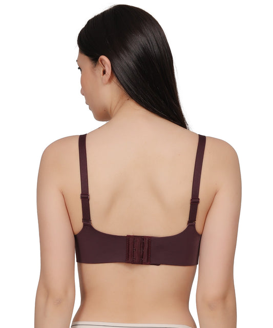 Comfortable Everyday Fashion Breathable Glossy Wireless One-piece Seamless With 'padded Bras