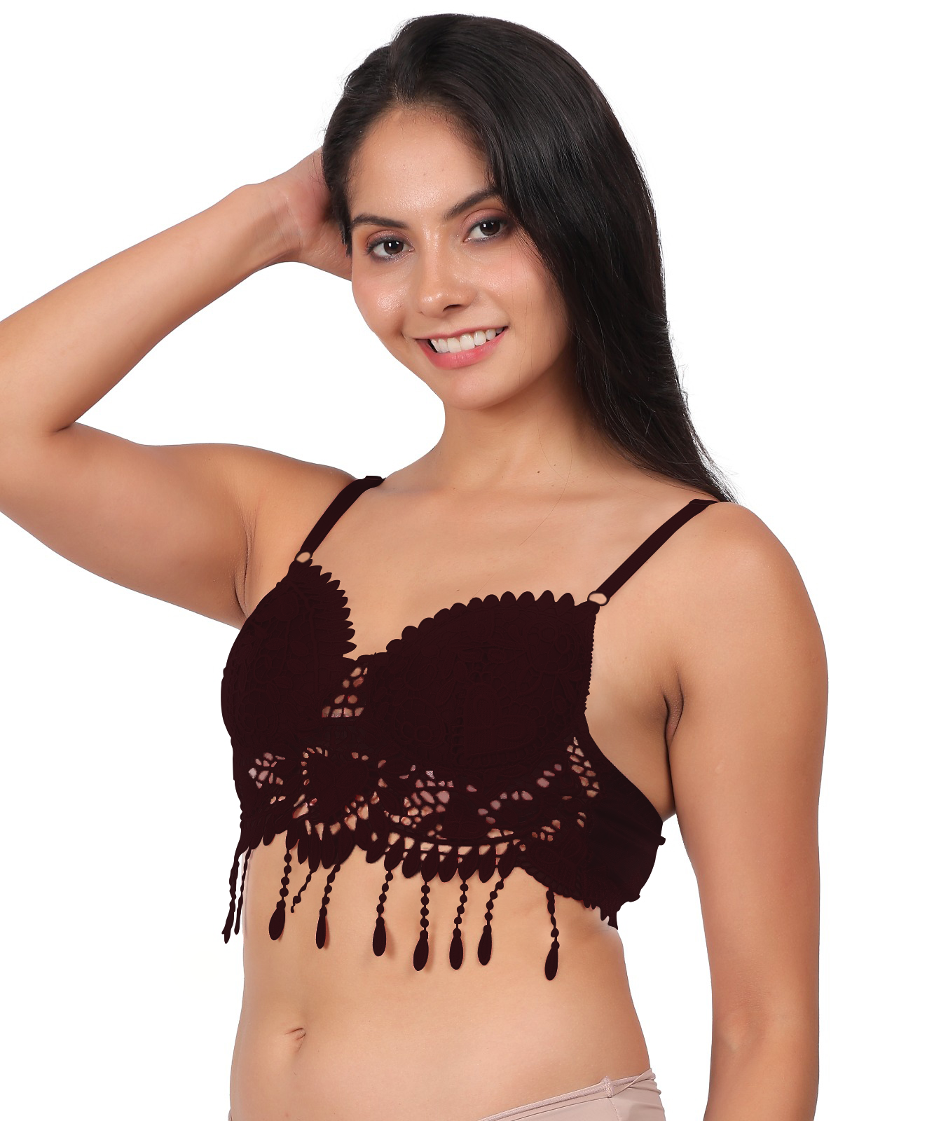 Embroidery Transparent Lace Breathable Bra - The Luissa
