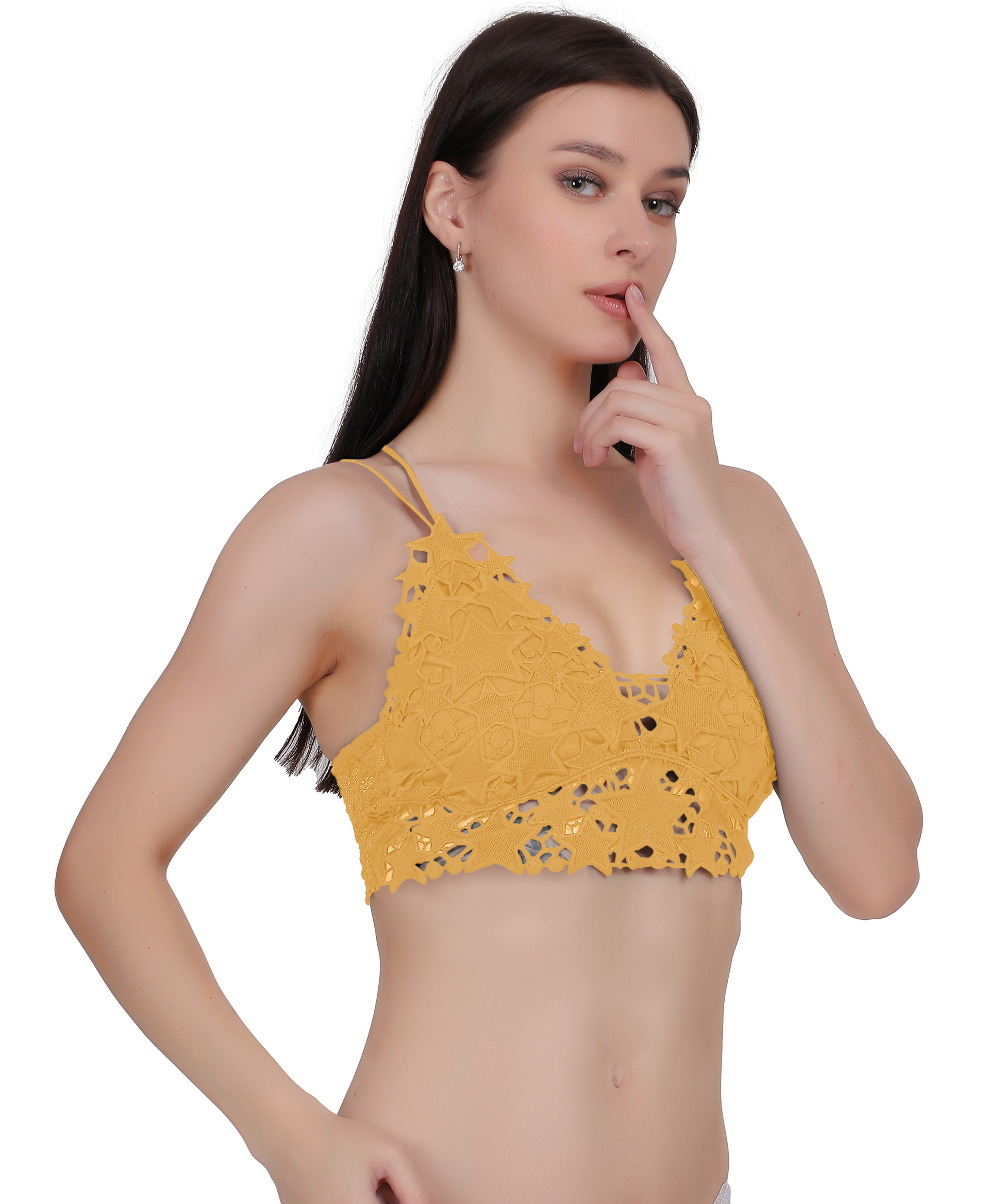 Seamless Lace Push-Up Bra - The Luissa